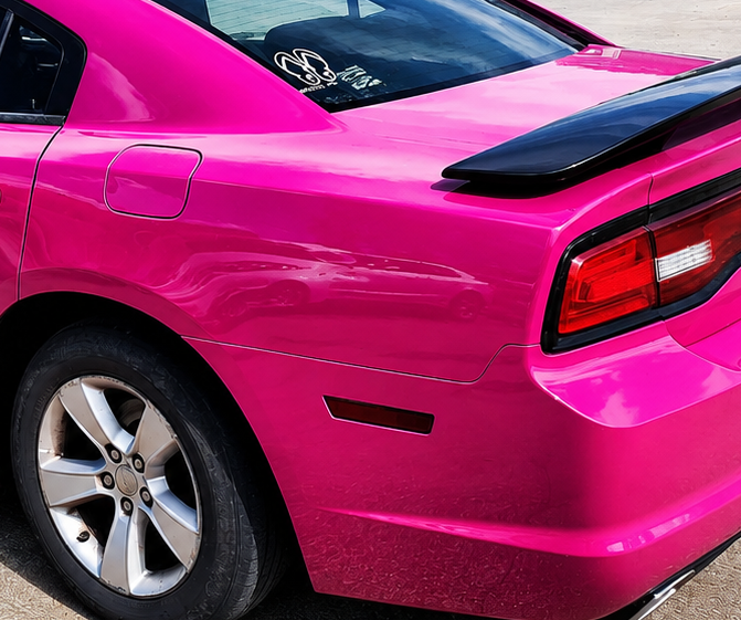 Pink Dodge Charger from the Peach vehicle photo collection